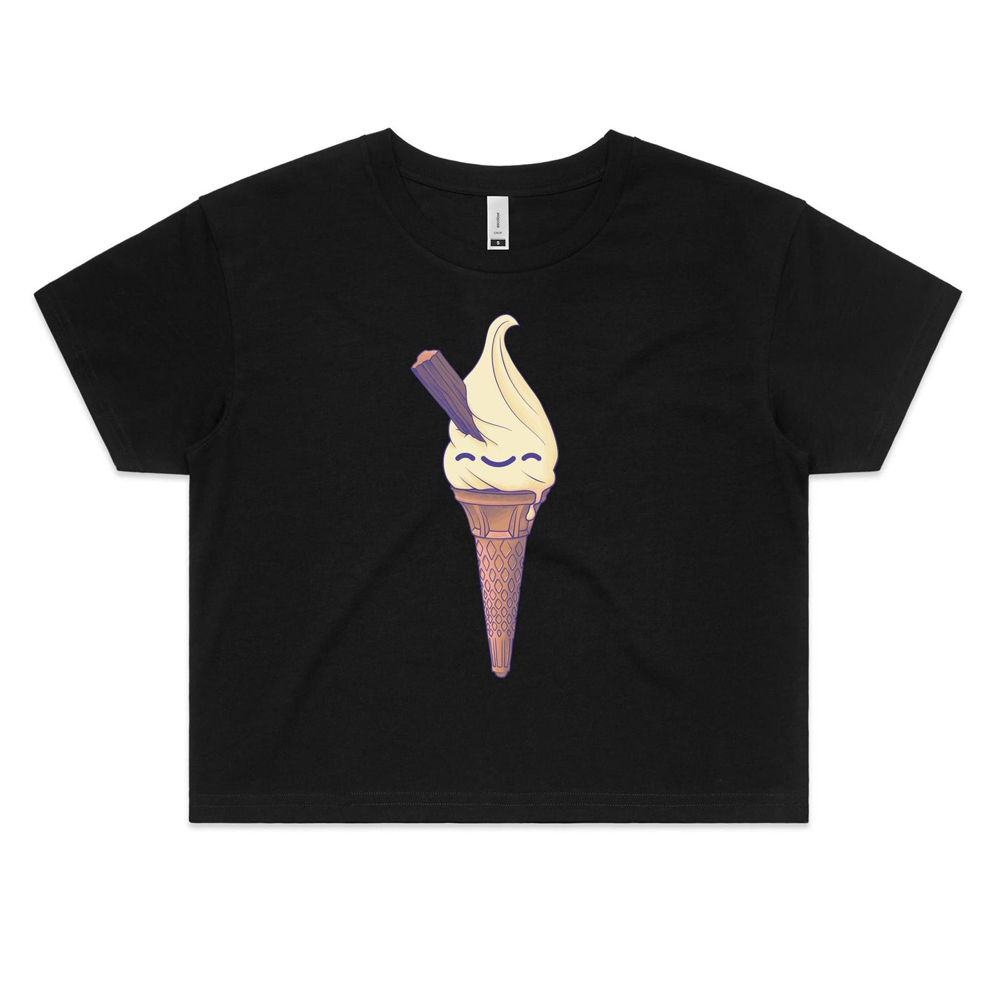 Hold the Cone - Women's Crop Tee