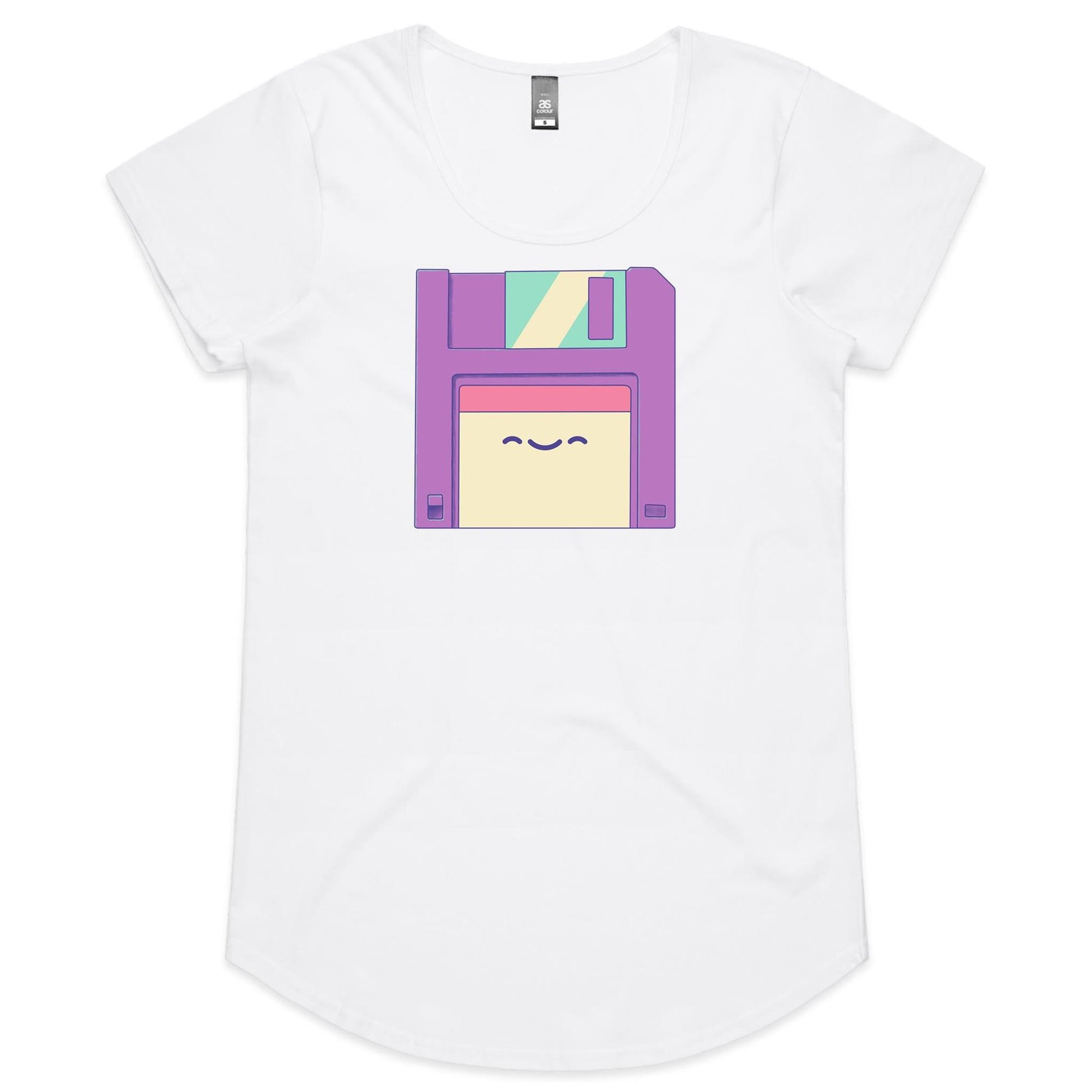 Every Tom, Disk & Harry - Women's Scoop Tee- Cool Graphic T-Shirts- Retro T-Shirts - Nostalgia Threads
