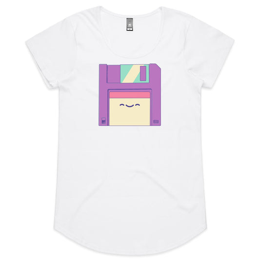 Every Tom, Disk & Harry - Women's Scoop Tee- Cool Graphic T-Shirts- Retro T-Shirts - Nostalgia Threads