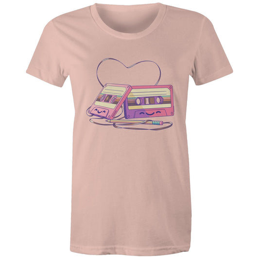 The Tape of Things to Come - Women's Tee- Cool Graphic T-Shirts- Retro T-Shirts - Nostalgia Threads