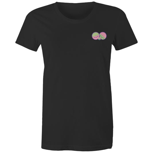 update alt-text with template Joined at the Grip - Women's Organic Tee- Cool Graphic T-Shirts- Retro T-Shirts - Nostalgia Threads
