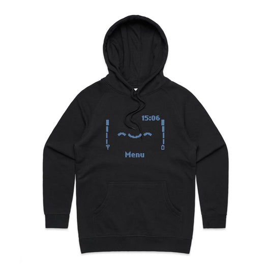 Textually Active - Women's Hoodie- Cool Graphic T-Shirts- Retro T-Shirts - Nostalgia Threads