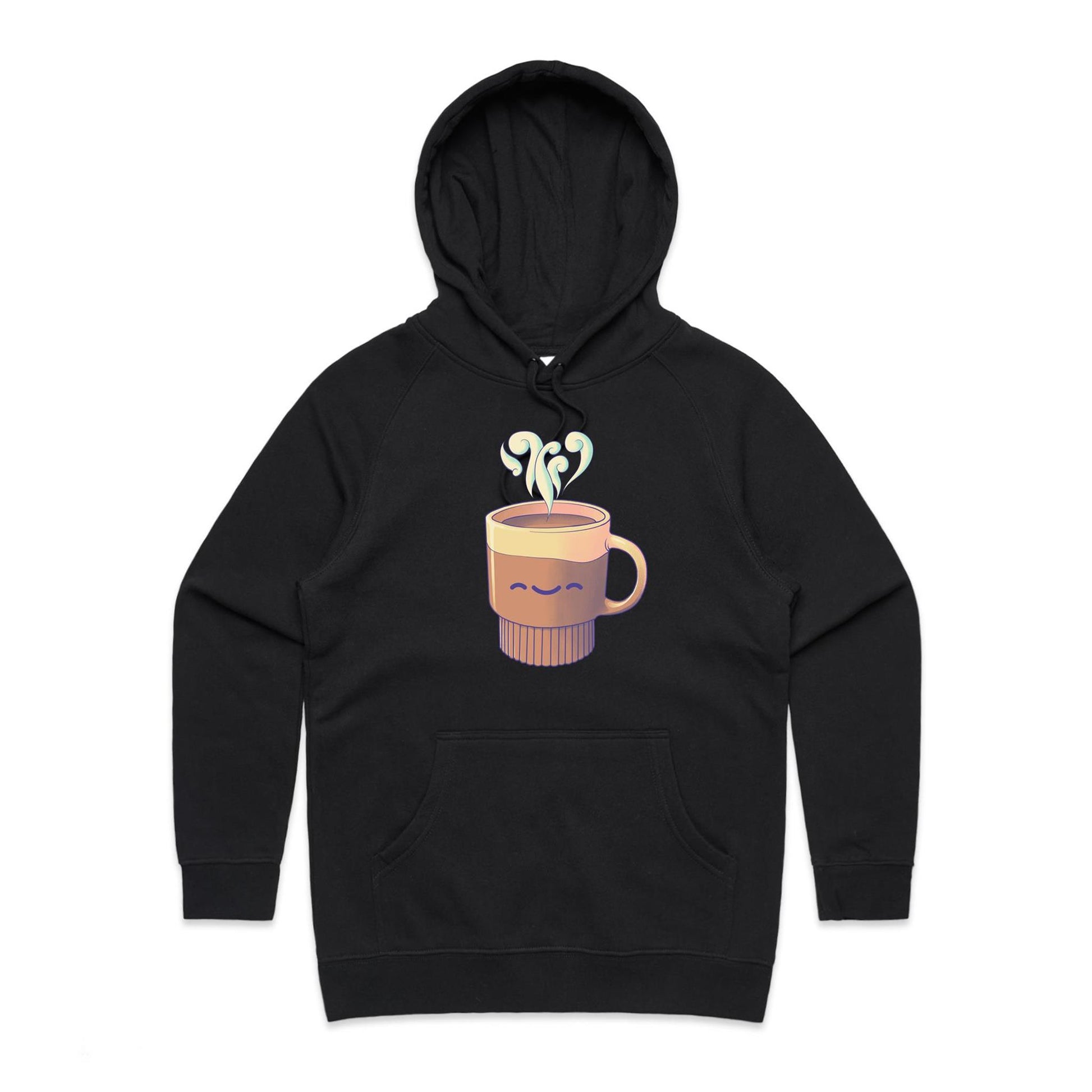Recreational Mug Use - Women's Hoodie- Cool Graphic T-Shirts- Retro T-Shirts - Nostalgia Threads