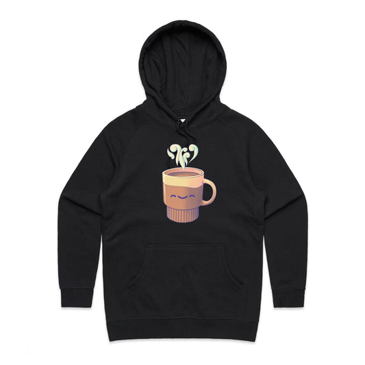 Recreational Mug Use - Women's Hoodie- Cool Graphic T-Shirts- Retro T-Shirts - Nostalgia Threads