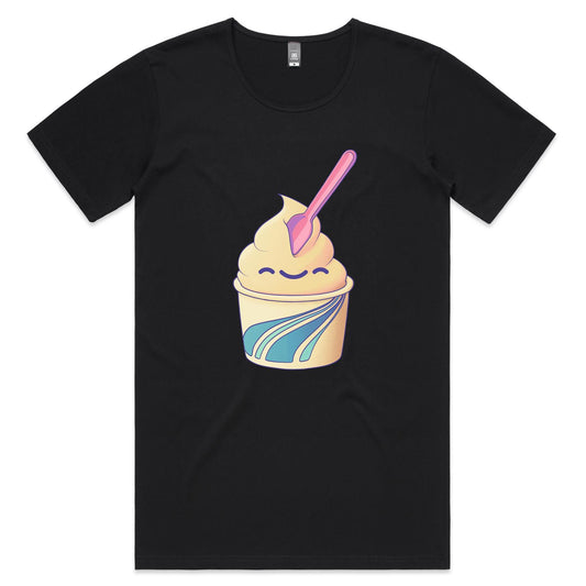 The Swirl Next Door - Men's Scoop Tee- Cool Graphic T-Shirts- Retro T-Shirts - Nostalgia Threads