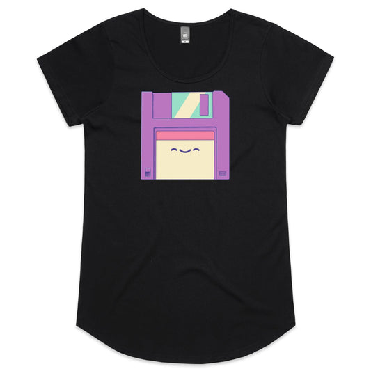 Every Tom, Disk & Harry - Women's Scoop Tee- Cool Graphic T-Shirts- Retro T-Shirts - Nostalgia Threads