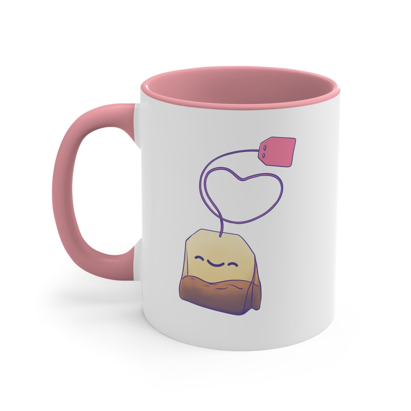 Tea Mug - Colourful Accent 'Footloose & Fancy Tea'