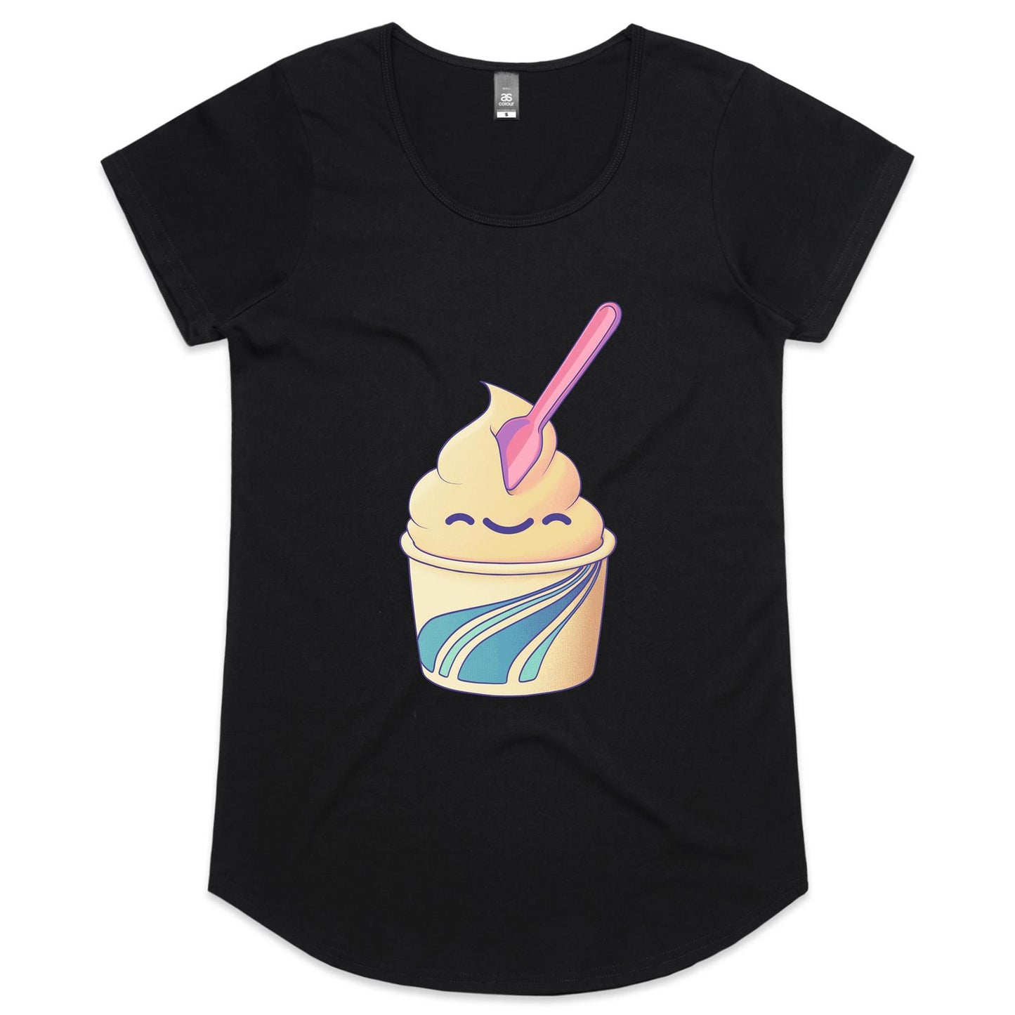 The Swirl Next Door - Women's Scoop Tee