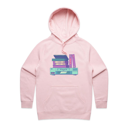 Get a Movie On - Women's Hoodie- Cool Graphic T-Shirts- Retro T-Shirts - Nostalgia Threads
