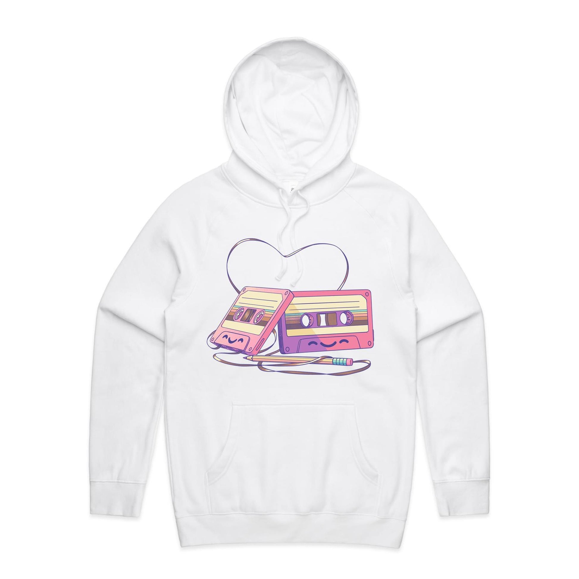 The Tape of Things to Come - Unisex Hoodie- Cool Graphic T-Shirts- Retro T-Shirts - Nostalgia Threads