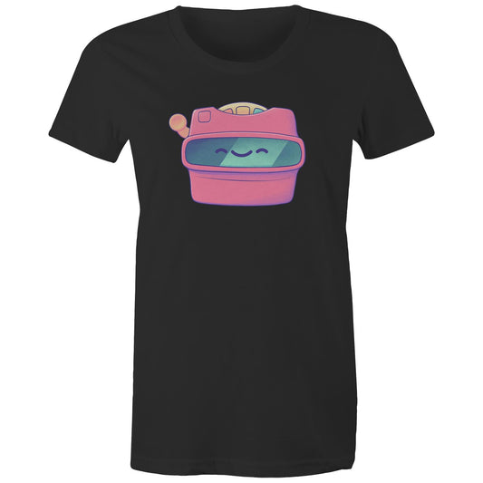 In the Click of Time - Women's Organic Tee- Cool Graphic T-Shirts- Retro T-Shirts - Nostalgia Threads
