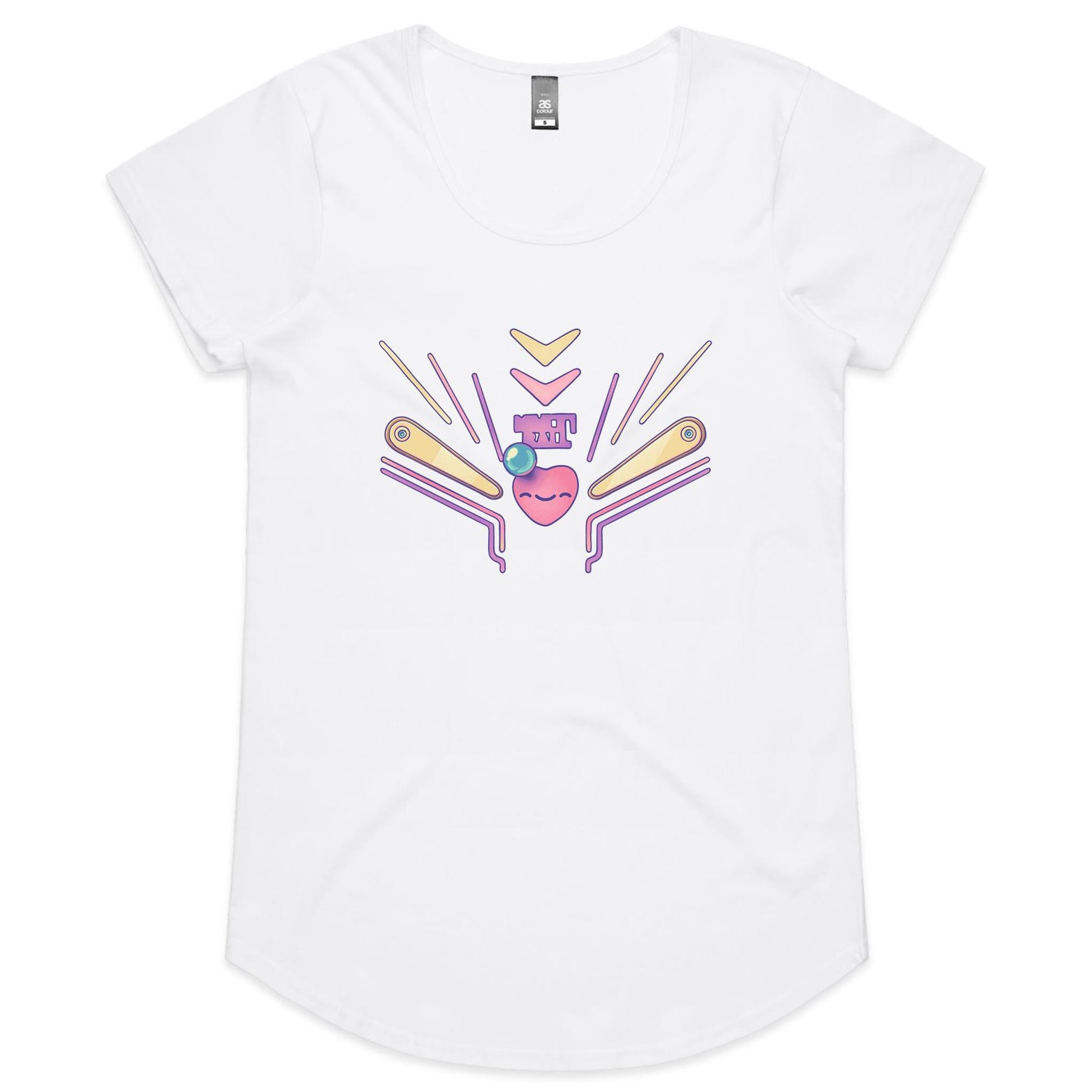 By the Pin of your Teeth - Women's Scoop Tee- Cool Graphic T-Shirts- Retro T-Shirts - Nostalgia Threads