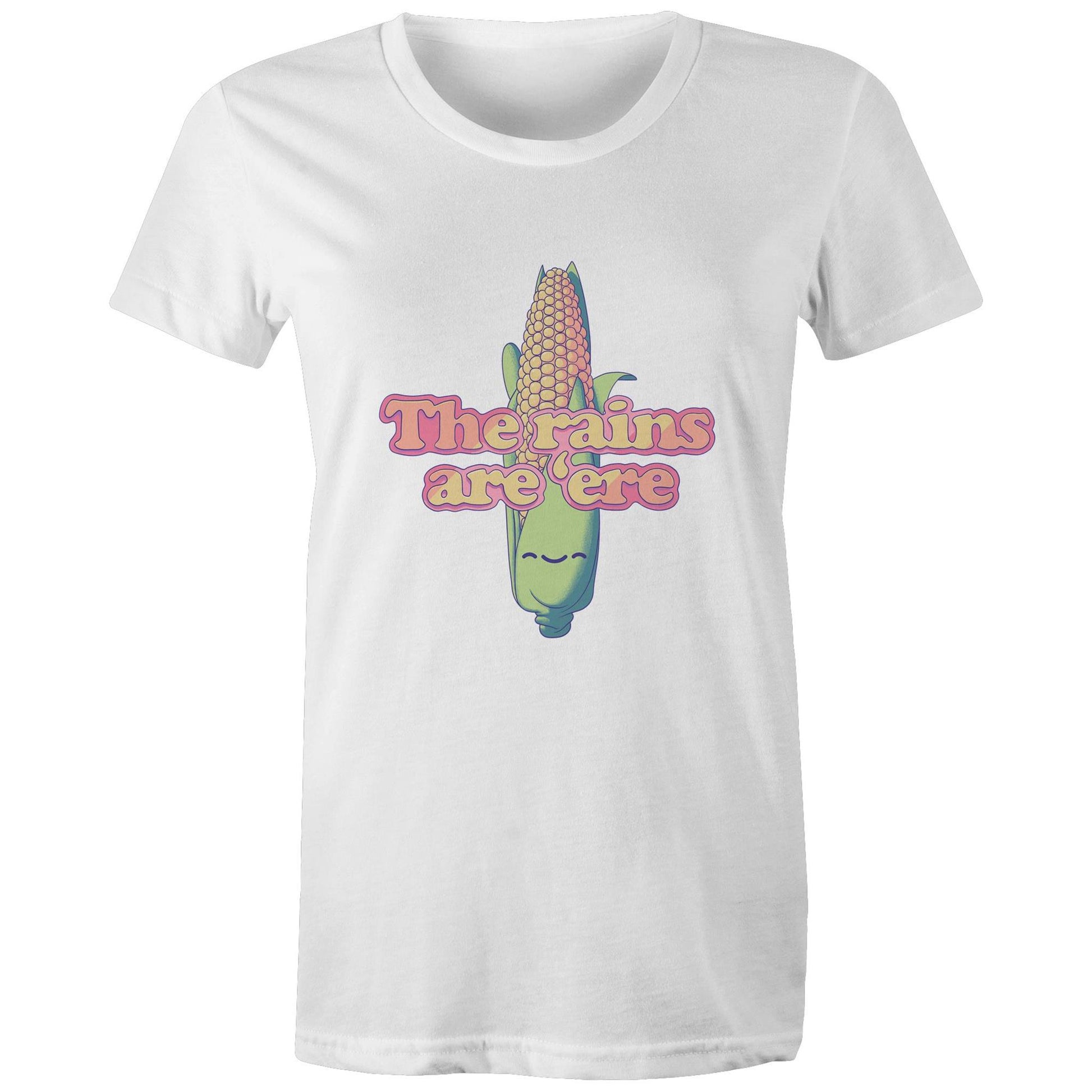 Calm before the Corn - Women's Tee- Cool Graphic T-Shirts- Retro T-Shirts - Nostalgia Threads