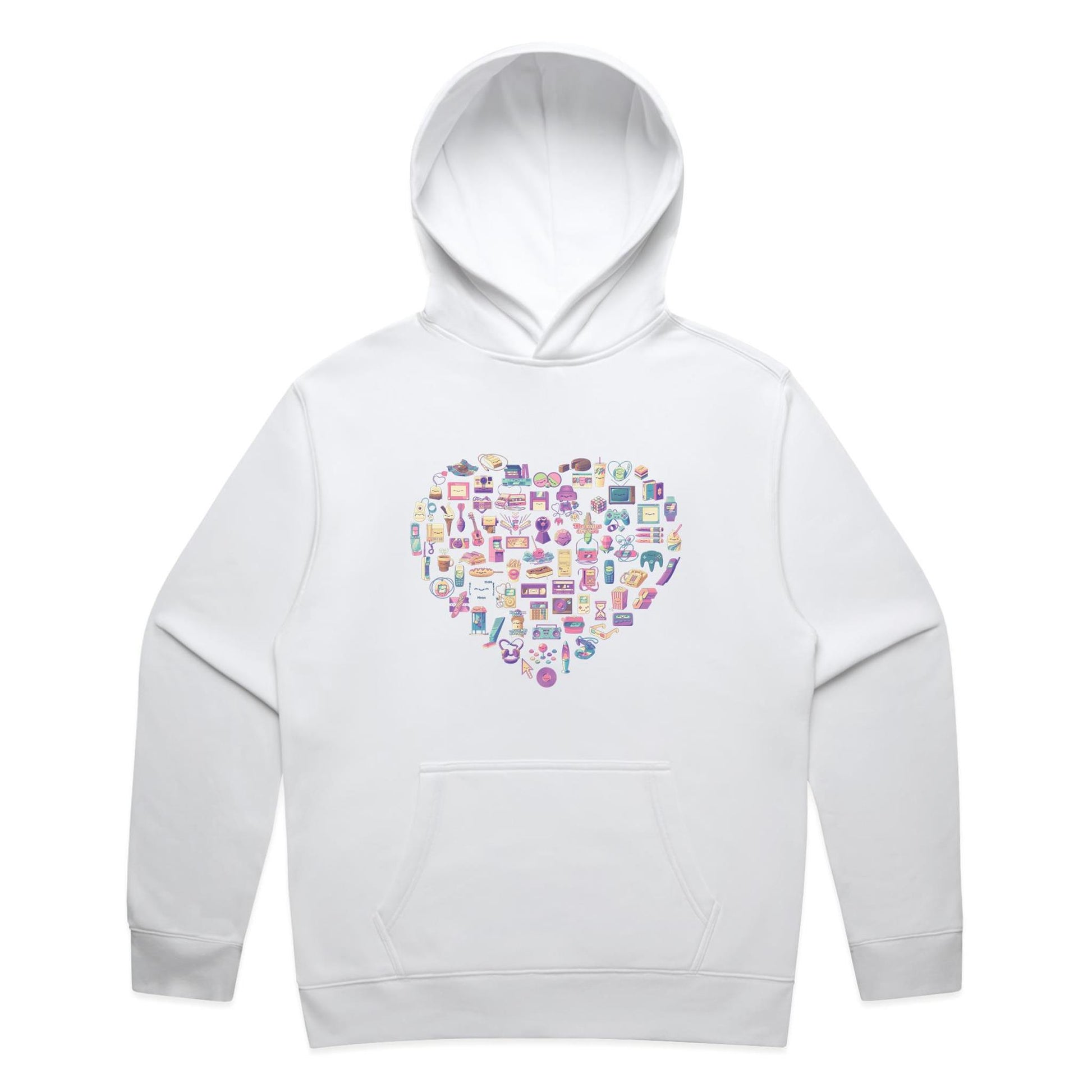 Art Shaped Box - Unisex Relax Hoodie- Cool Graphic T-Shirts- Retro T-Shirts - Nostalgia Threads