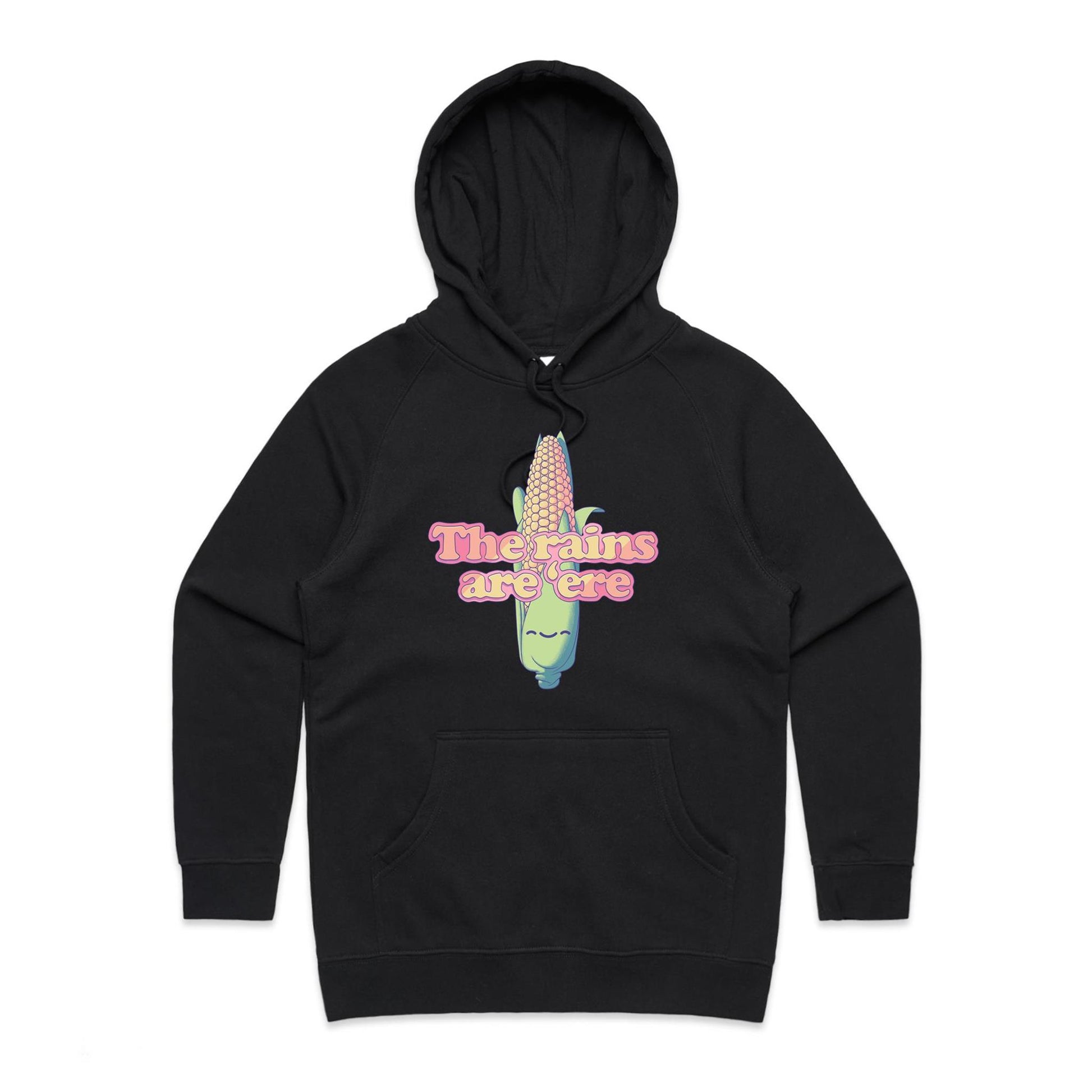 Calm before the Corn - Women's Hoodie- Cool Graphic T-Shirts- Retro T-Shirts - Nostalgia Threads