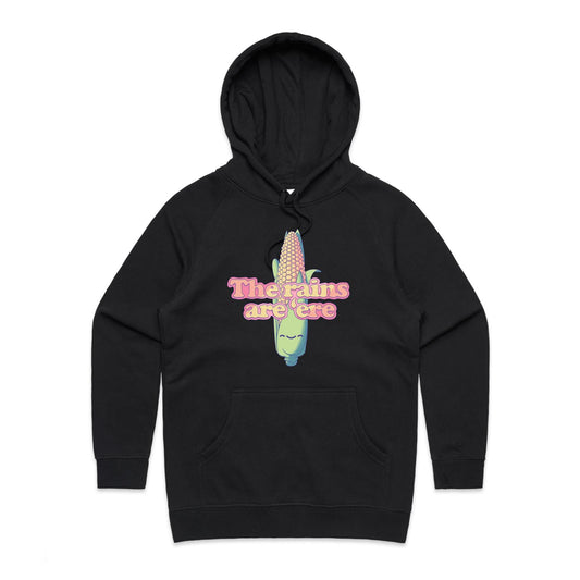 Calm before the Corn - Women's Hoodie- Cool Graphic T-Shirts- Retro T-Shirts - Nostalgia Threads