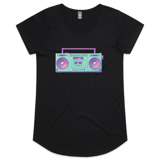 Orlando Boom - Women's Scoop Tee- Cool Graphic T-Shirts- Retro T-Shirts - Nostalgia Threads
