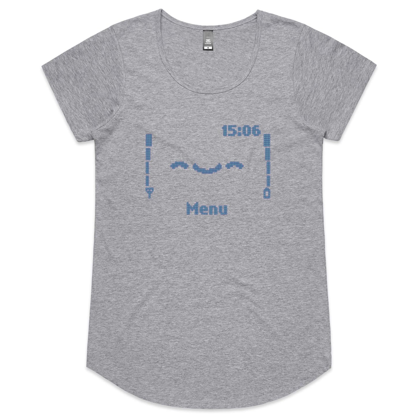 Textually Active - Women's Scoop Tee- Cool Graphic T-Shirts- Retro T-Shirts - Nostalgia Threads