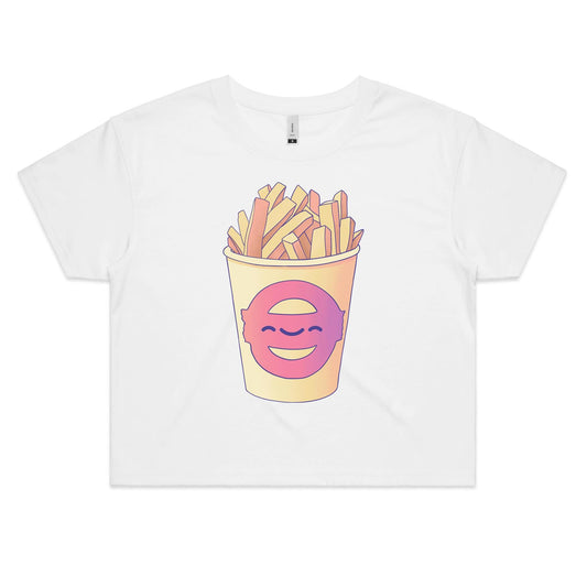 The Bucket Stops Here - Women's Crop Tee- Cool Graphic T-Shirts- Retro T-Shirts - Nostalgia Threads