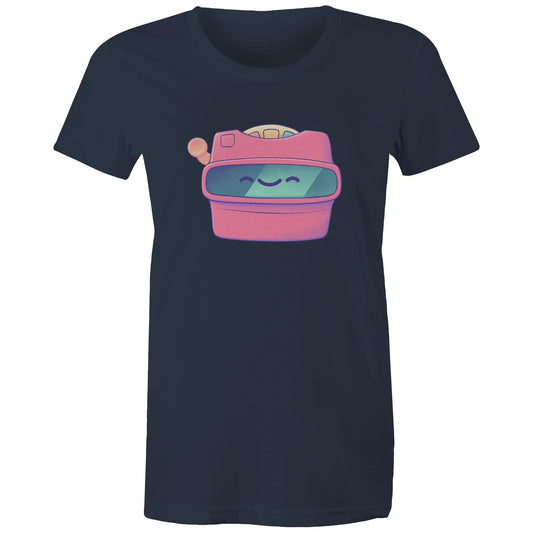 In the Click of Time - Women's Tee- Cool Graphic T-Shirts- Retro T-Shirts - Nostalgia Threads