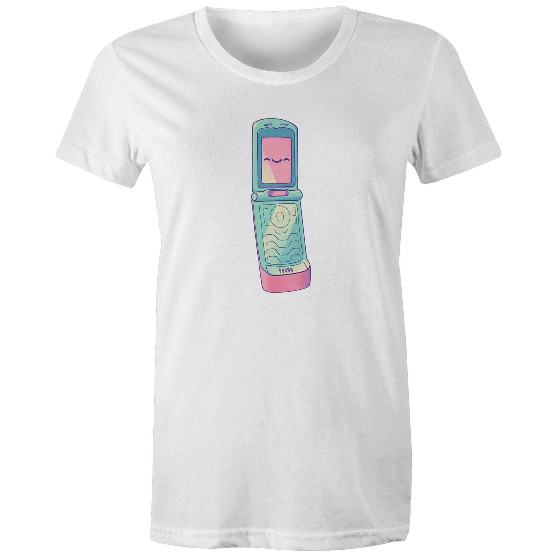 Stiff Upper Flip - Women's Organic Tee- Cool Graphic T-Shirts- Retro T-Shirts - Nostalgia Threads