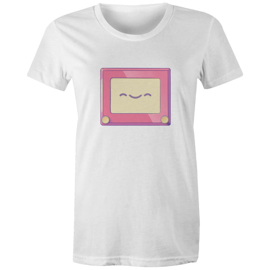 The Home Sketch - Women's Tee- Cool Graphic T-Shirts- Retro T-Shirts - Nostalgia Threads