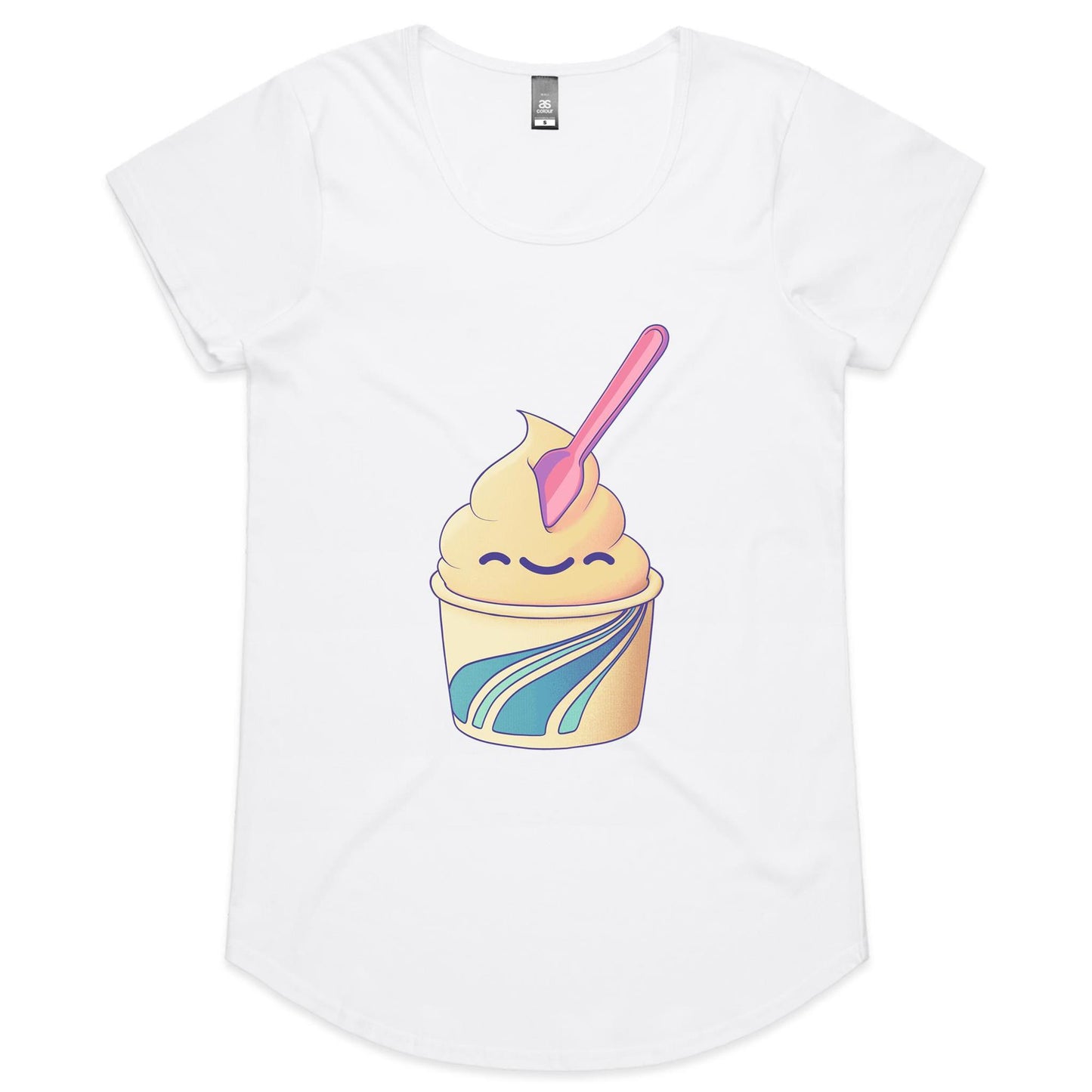 The Swirl Next Door - Women's Scoop Tee