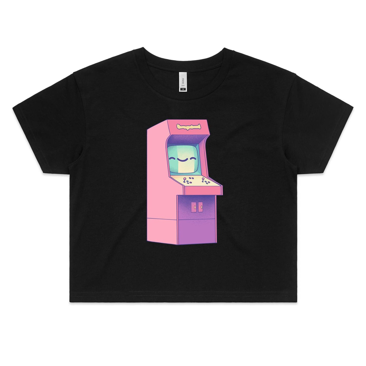 Room for Amusement - Women's Crop Tee- Cool Graphic T-Shirts- Retro T-Shirts - Nostalgia Threads