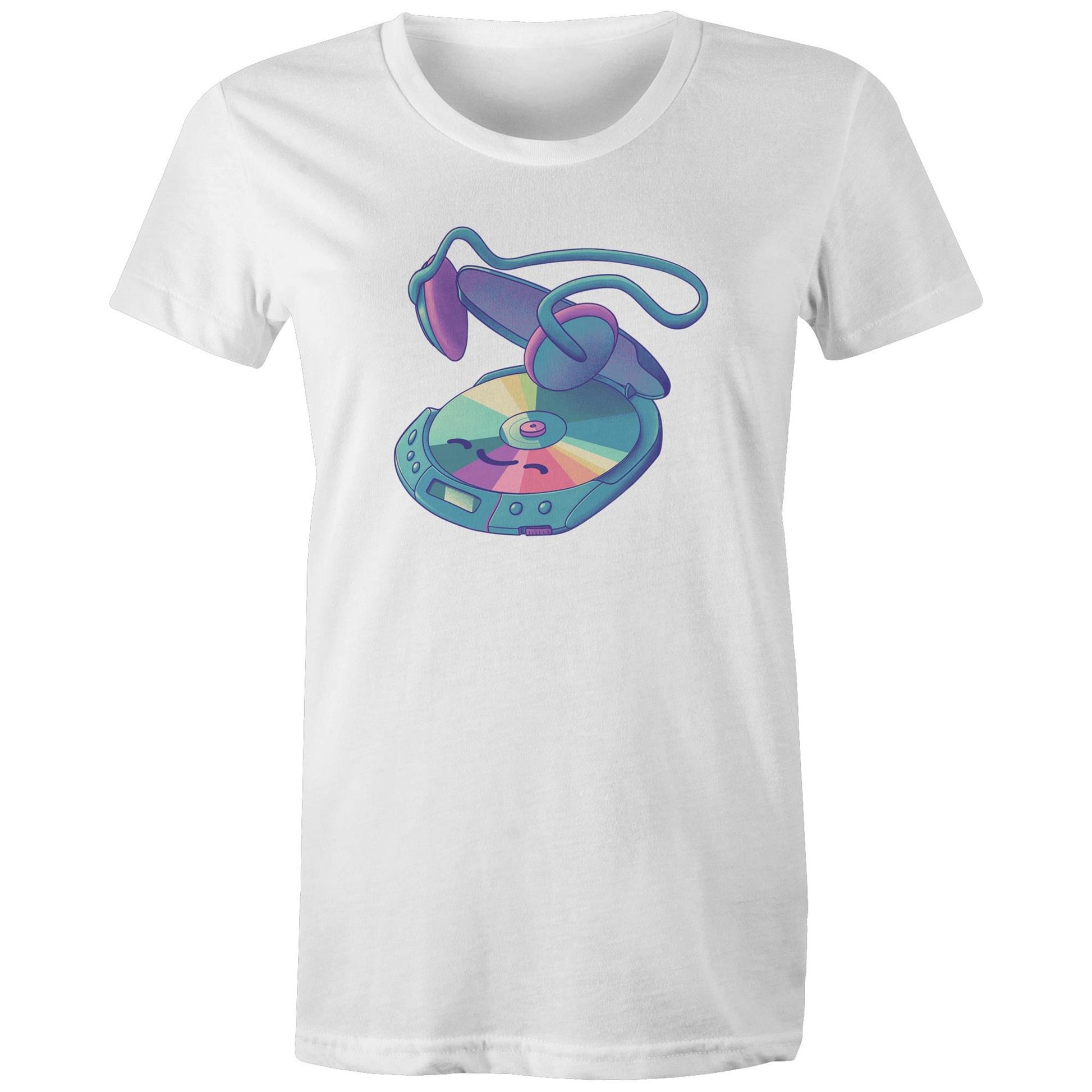 Going for a Disc Walk - Women's Tee- Cool Graphic T-Shirts- Retro T-Shirts - Nostalgia Threads