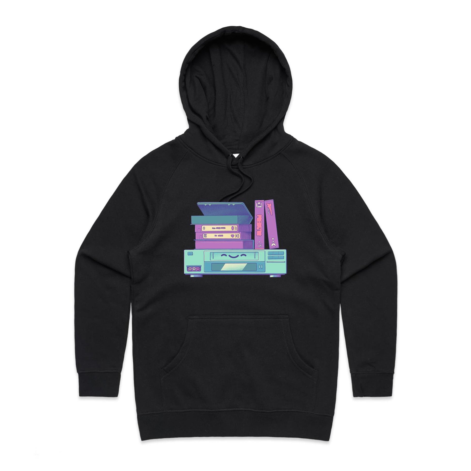 Get a Movie On - Women's Hoodie- Cool Graphic T-Shirts- Retro T-Shirts - Nostalgia Threads