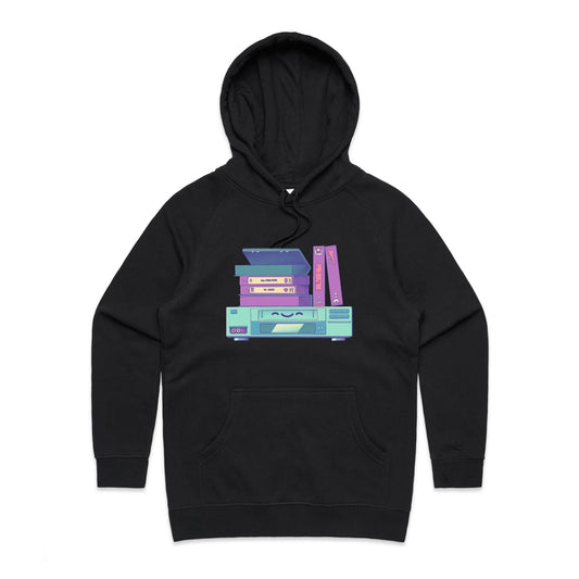 Get a Movie On - Women's Hoodie- Cool Graphic T-Shirts- Retro T-Shirts - Nostalgia Threads