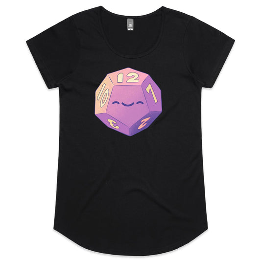 The Dice is Right - Women's Scoop Tee- Cool Graphic T-Shirts- Retro T-Shirts - Nostalgia Threads