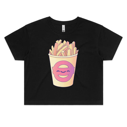 The Bucket Stops Here - Women's Crop Tee- Cool Graphic T-Shirts- Retro T-Shirts - Nostalgia Threads