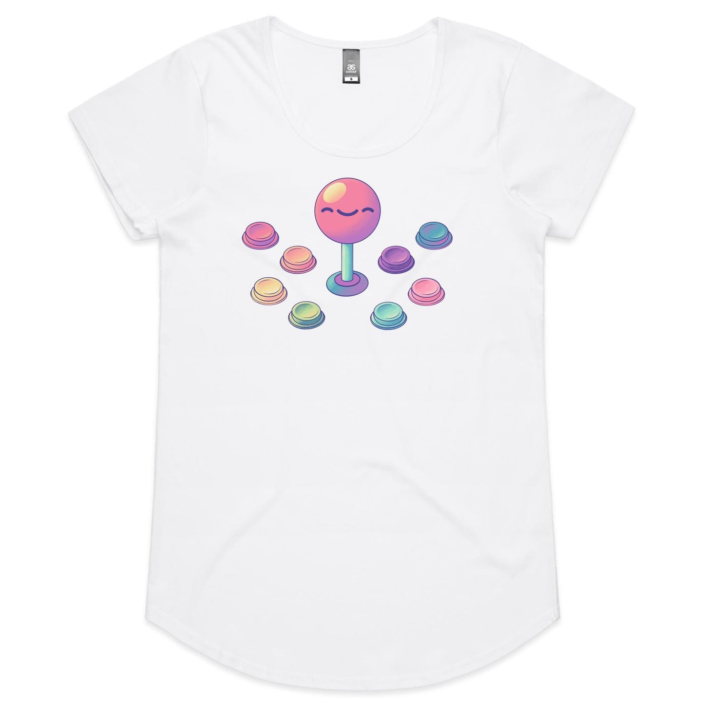 Be Arcade, Be Very Arcade - Women's Scoop Tee