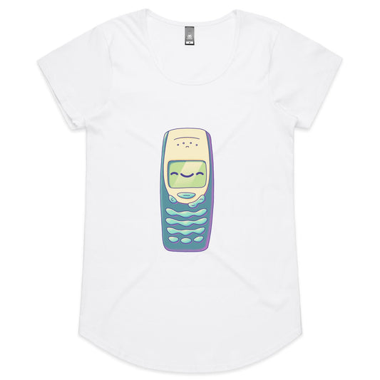 A Hard Cell - Womens Scoop Tee- Cool Graphic T-Shirts- Retro T-Shirts - Nostalgia Threads