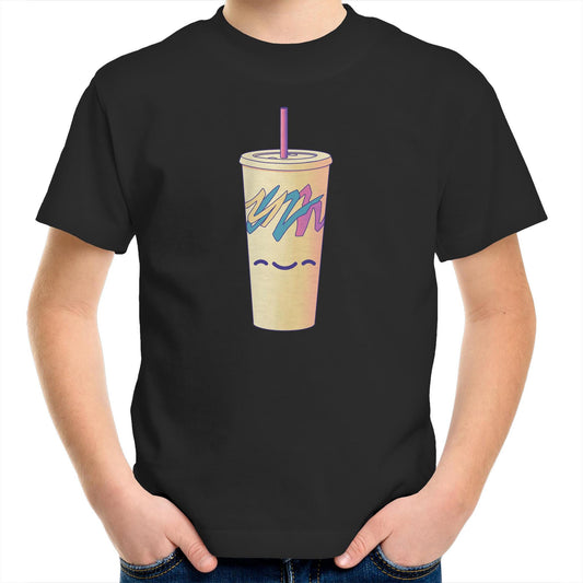 Running Cup That Hill - Kids Tee- Cool Graphic T-Shirts- Retro T-Shirts - Nostalgia Threads