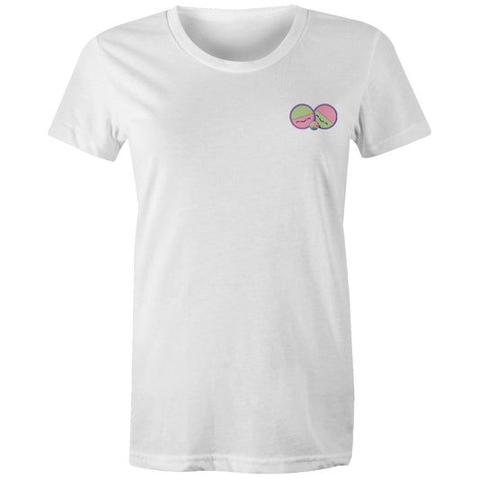 update alt-text with template Joined at the Grip - Women's Tee- Cool Graphic T-Shirts- Retro T-Shirts - Nostalgia Threads