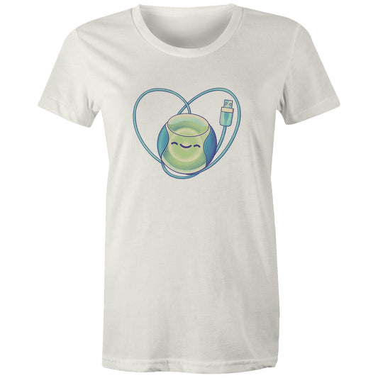 Gouda for Productivity - Women's Organic Tee- Cool Graphic T-Shirts- Retro T-Shirts - Nostalgia Threads