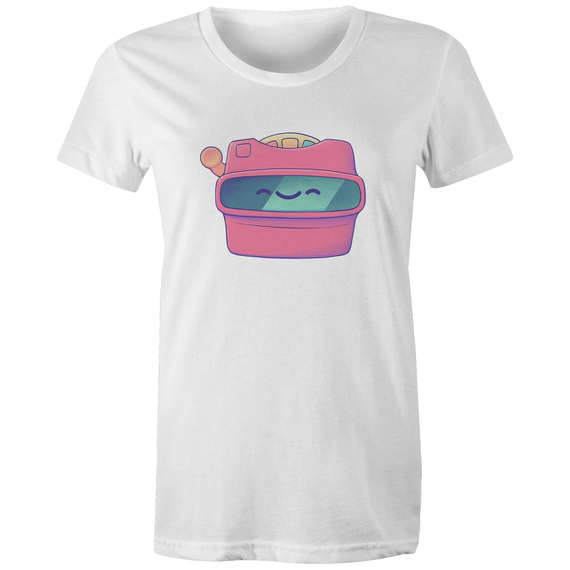 In the Click of Time - Women's Tee- Cool Graphic T-Shirts- Retro T-Shirts - Nostalgia Threads