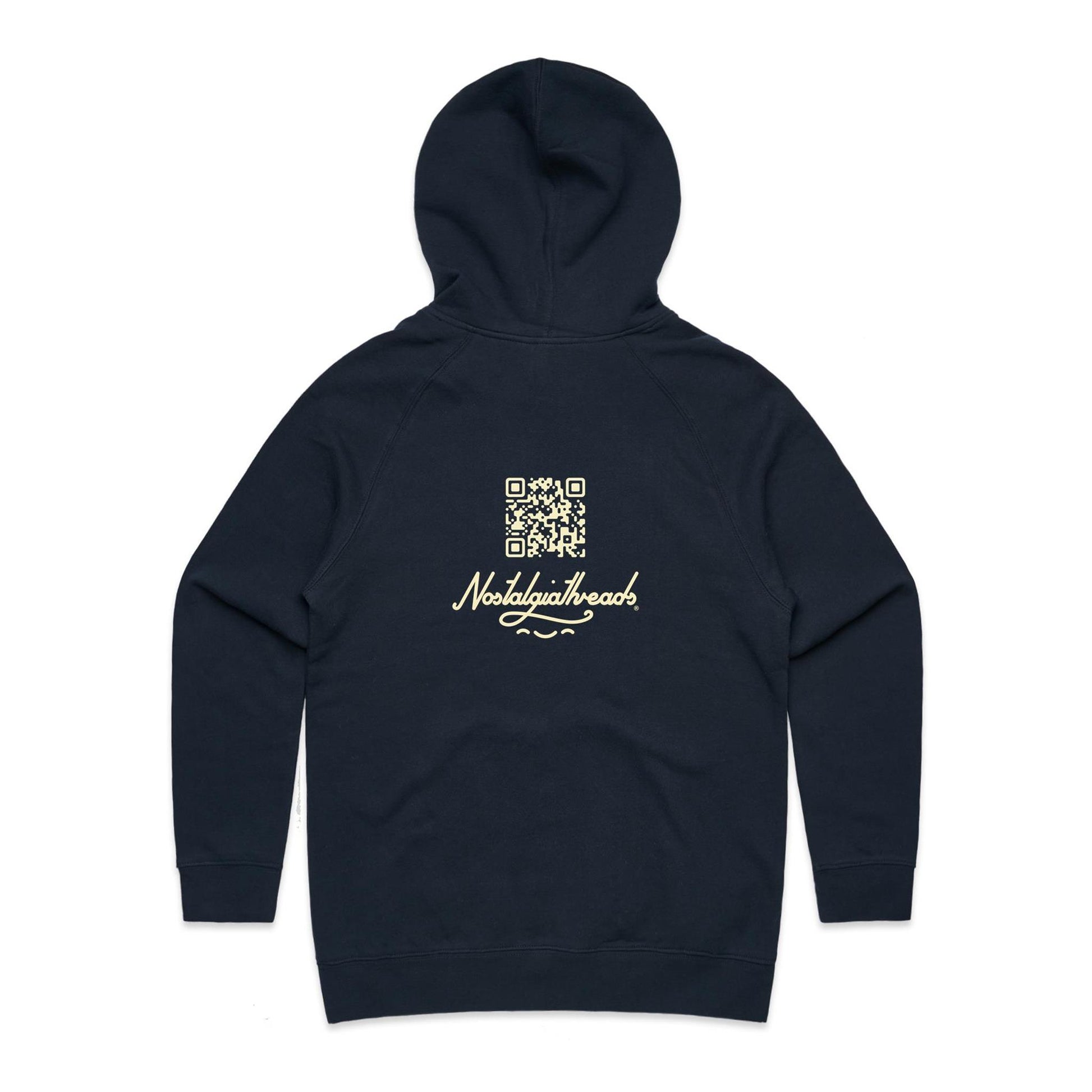 Calm before the Corn - Women's Hoodie (+QR)- Cool Graphic T-Shirts- Retro T-Shirts - Nostalgia Threads