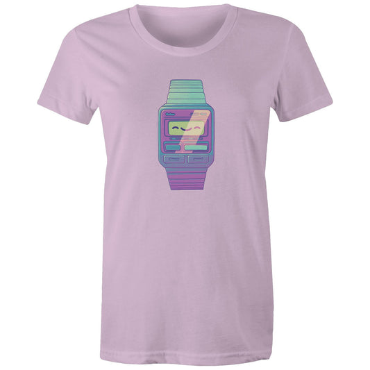 Optimus Time - Women's Tee- Cool Graphic T-Shirts- Retro T-Shirts - Nostalgia Threads