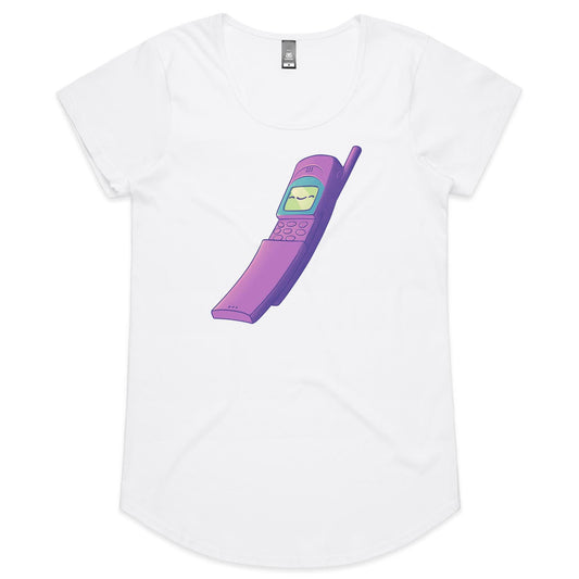 Other Slide of the Tracks - Women's Scoop Tee- Cool Graphic T-Shirts- Retro T-Shirts - Nostalgia Threads