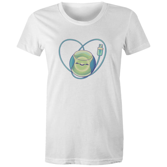 Gouda for Productivity - Women's Organic Tee- Cool Graphic T-Shirts- Retro T-Shirts - Nostalgia Threads