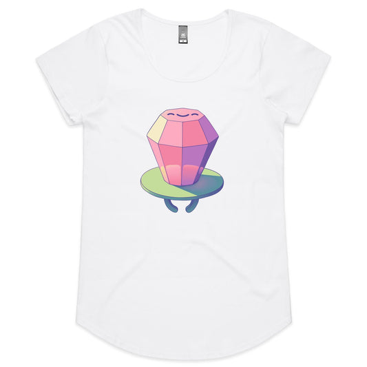 Ring it On - Women's Scoop Tee- Cool Graphic T-Shirts- Retro T-Shirts - Nostalgia Threads
