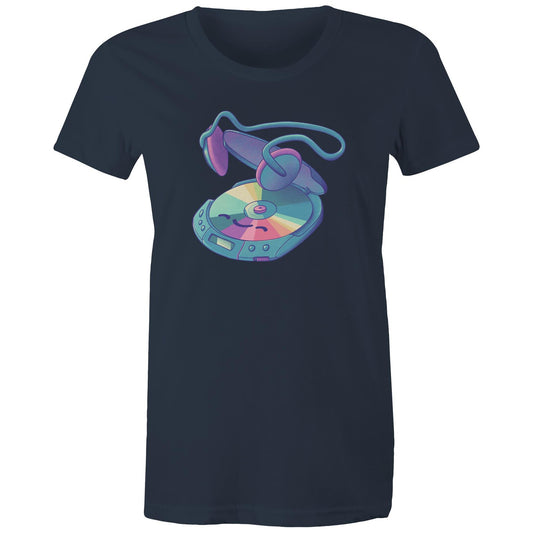 Going for a Disc Walk - Women's Tee- Cool Graphic T-Shirts- Retro T-Shirts - Nostalgia Threads
