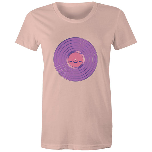 Space, the Vinyl Frontier - Women's Tee- Cool Graphic T-Shirts- Retro T-Shirts - Nostalgia Threads