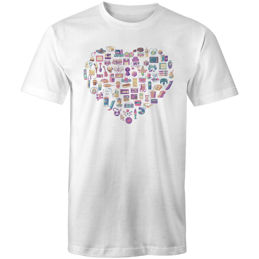 Art Shaped Box - Men's Tee- Cool Graphic T-Shirts- Retro T-Shirts - Nostalgia Threads