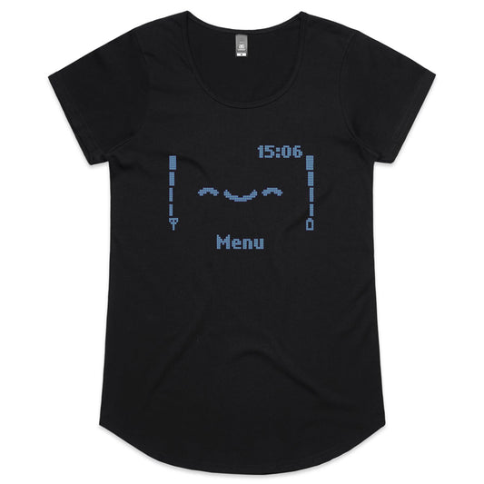 Textually Active - Women's Scoop Tee- Cool Graphic T-Shirts- Retro T-Shirts - Nostalgia Threads