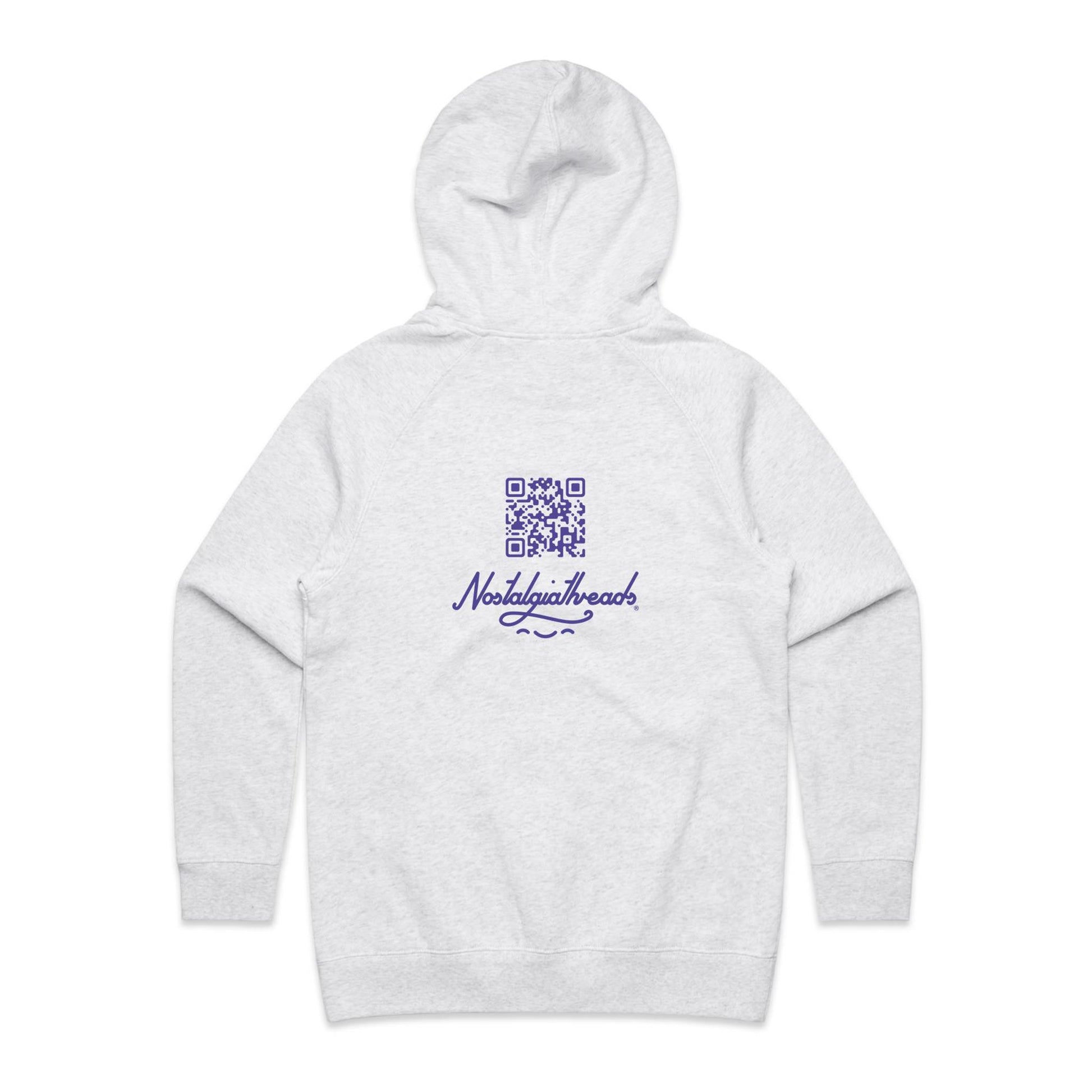 Calm before the Corn - Women's Hoodie (+QR)- Cool Graphic T-Shirts- Retro T-Shirts - Nostalgia Threads