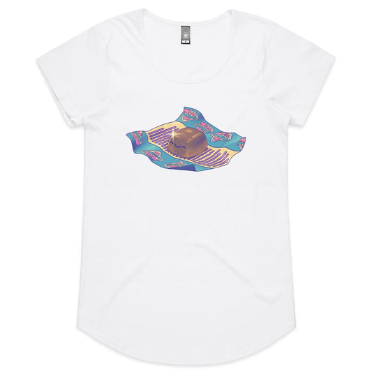 Sweet Around the Bush - Women's Scoop Tee- Cool Graphic T-Shirts- Retro T-Shirts - Nostalgia Threads